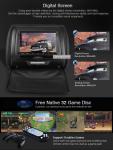 Подголовник для автомобилей с монитором и DVD DayStar DS-07