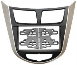Переходная рамка 2 DIN Hyundai Solaris 2011 Intro RHY-N19
